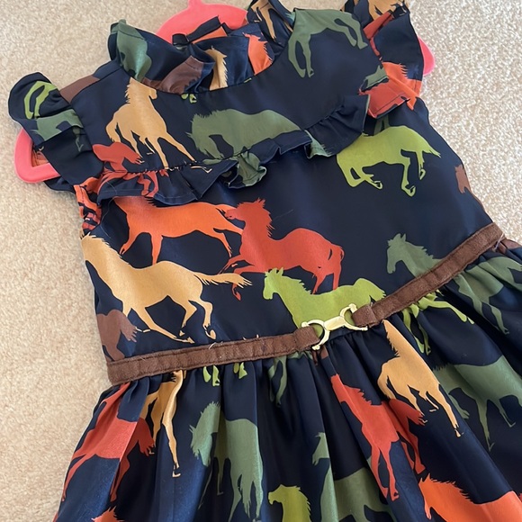 Janie and Jack 2T horse bit dress - Picture 2 of 4